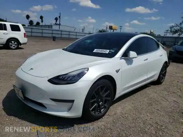 2 Photograph of a damaged car 5YJ3E1EA0LF504561 TESLA MODEL 3 2020