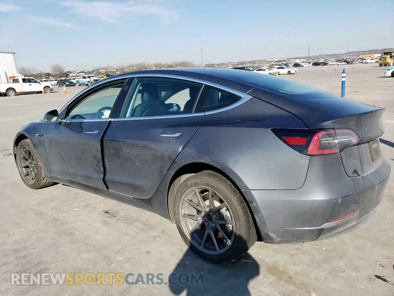 2 Photograph of a damaged car 5YJ3E1EA0LF658090 TESLA MODEL 3 2020