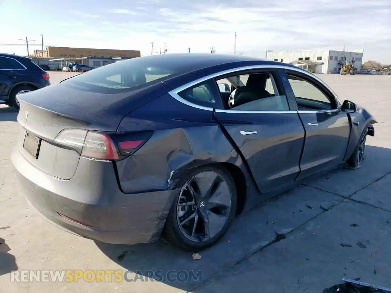 3 Photograph of a damaged car 5YJ3E1EA0LF658090 TESLA MODEL 3 2020