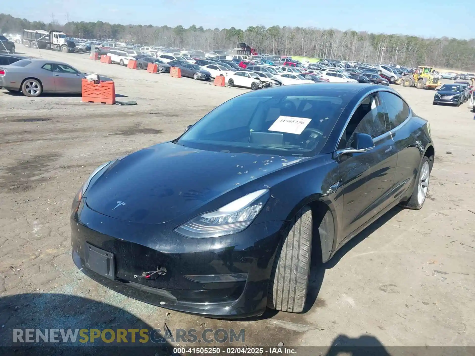 2 Photograph of a damaged car 5YJ3E1EA0LF660759 TESLA MODEL 3 2020