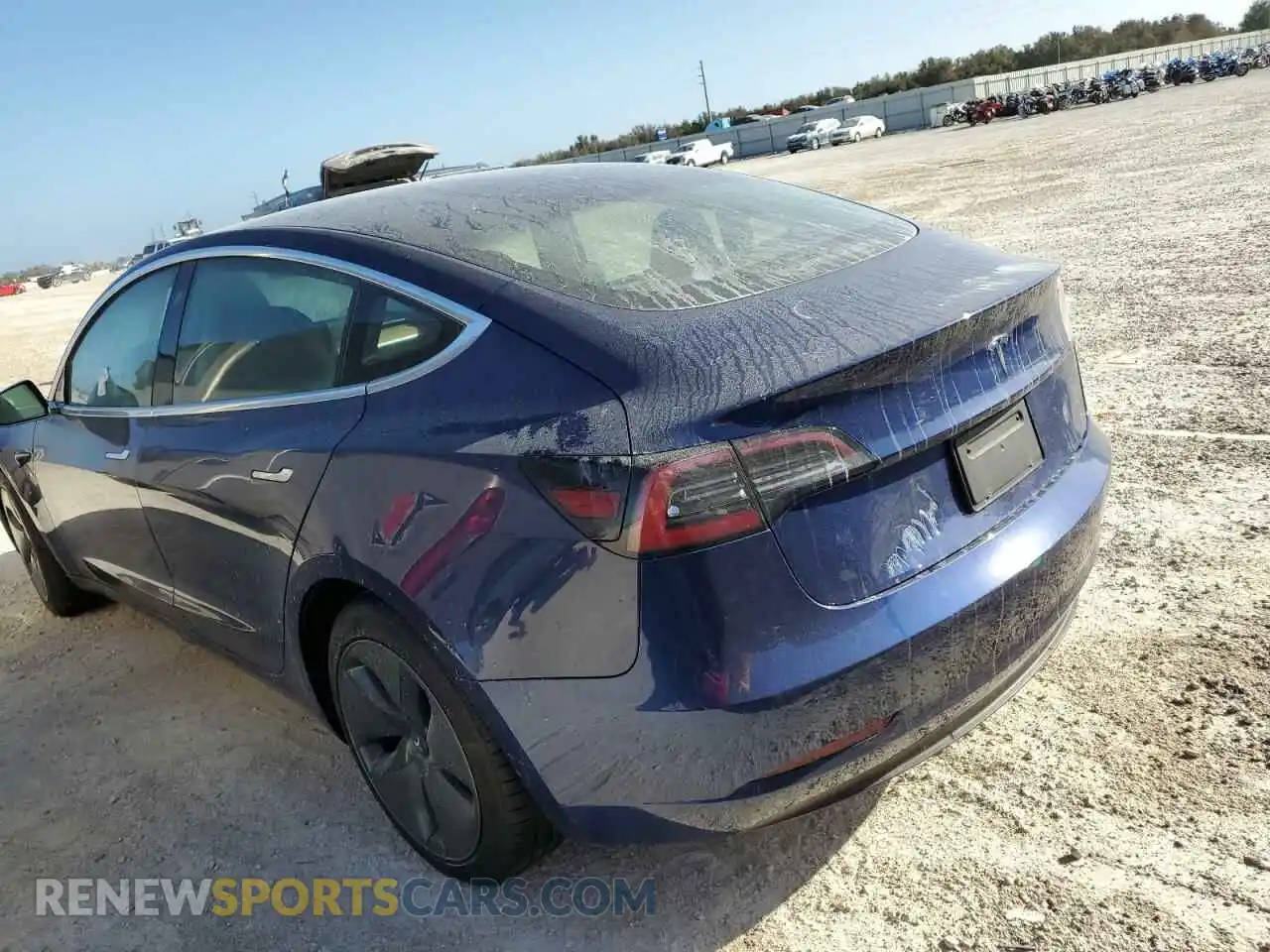 2 Photograph of a damaged car 5YJ3E1EA0LF792419 TESLA MODEL 3 2020