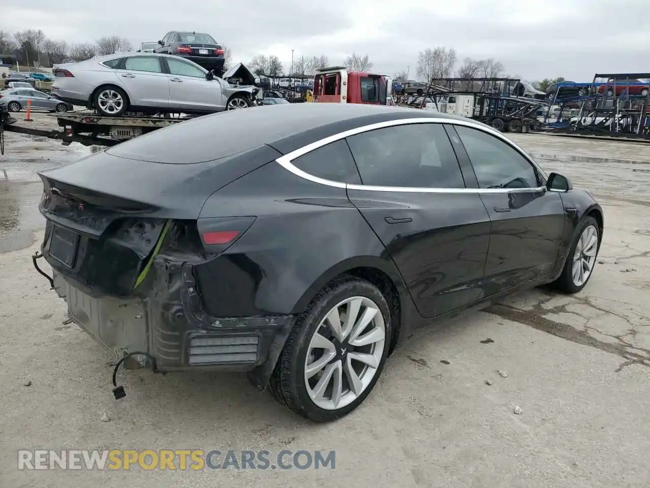 3 Фотография поврежденного автомобиля 5YJ3E1EA1LF614003 TESLA MODEL 3 2020