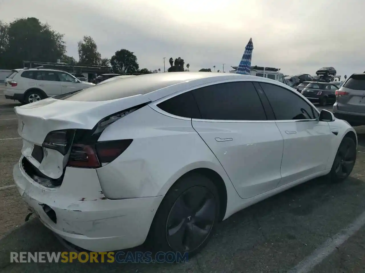 3 Photograph of a damaged car 5YJ3E1EA1LF631299 TESLA MODEL 3 2020