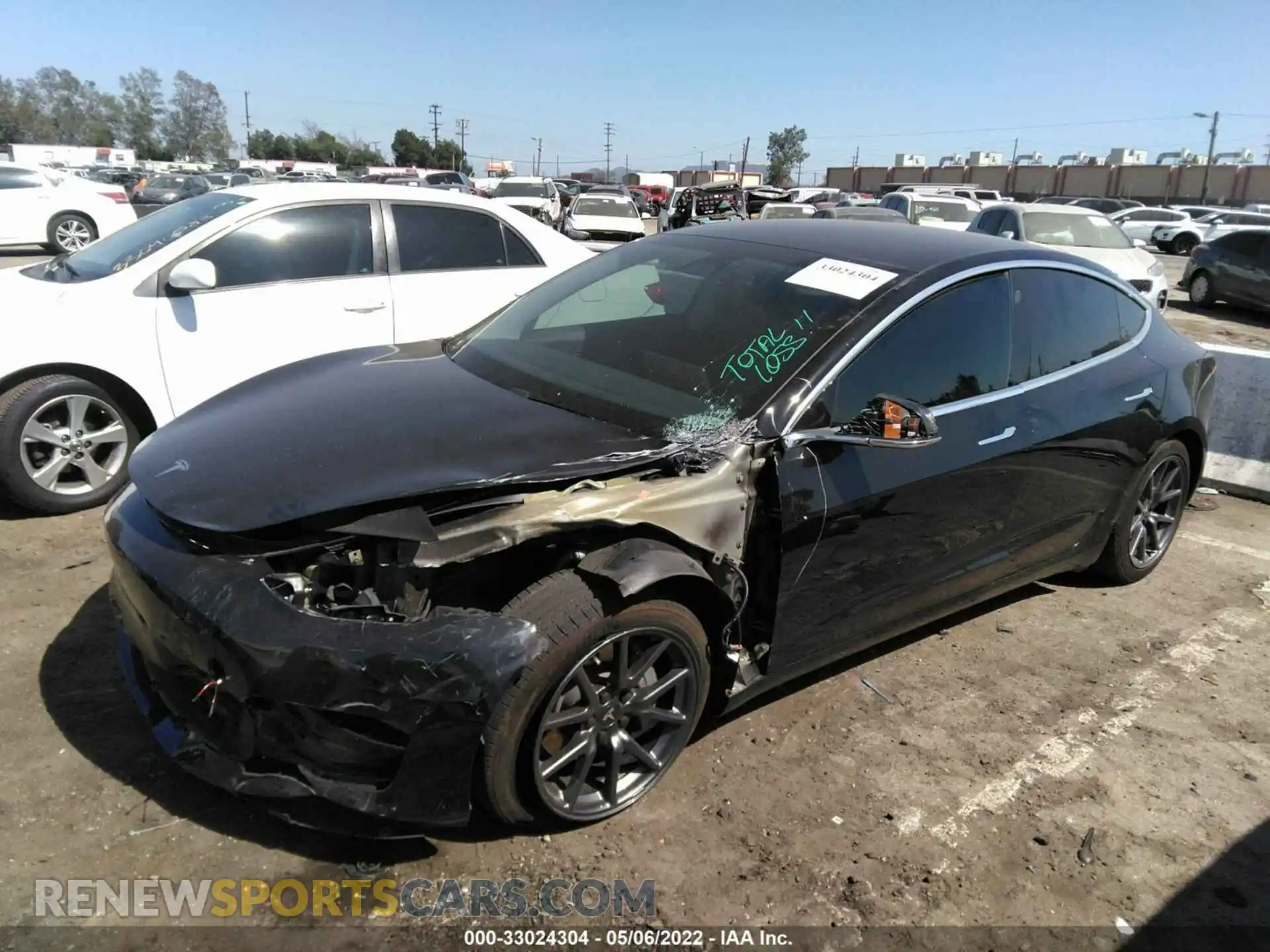 2 Фотография поврежденного автомобиля 5YJ3E1EA1LF739096 TESLA MODEL 3 2020