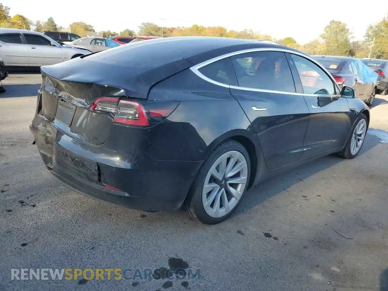 3 Photograph of a damaged car 5YJ3E1EA1LF792218 TESLA MODEL 3 2020
