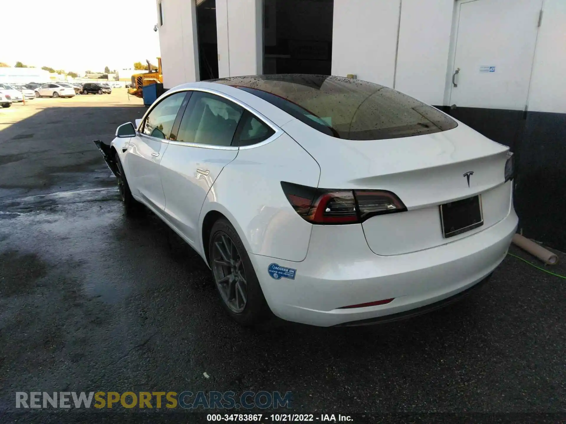 3 Photograph of a damaged car 5YJ3E1EA1LF799363 TESLA MODEL 3 2020