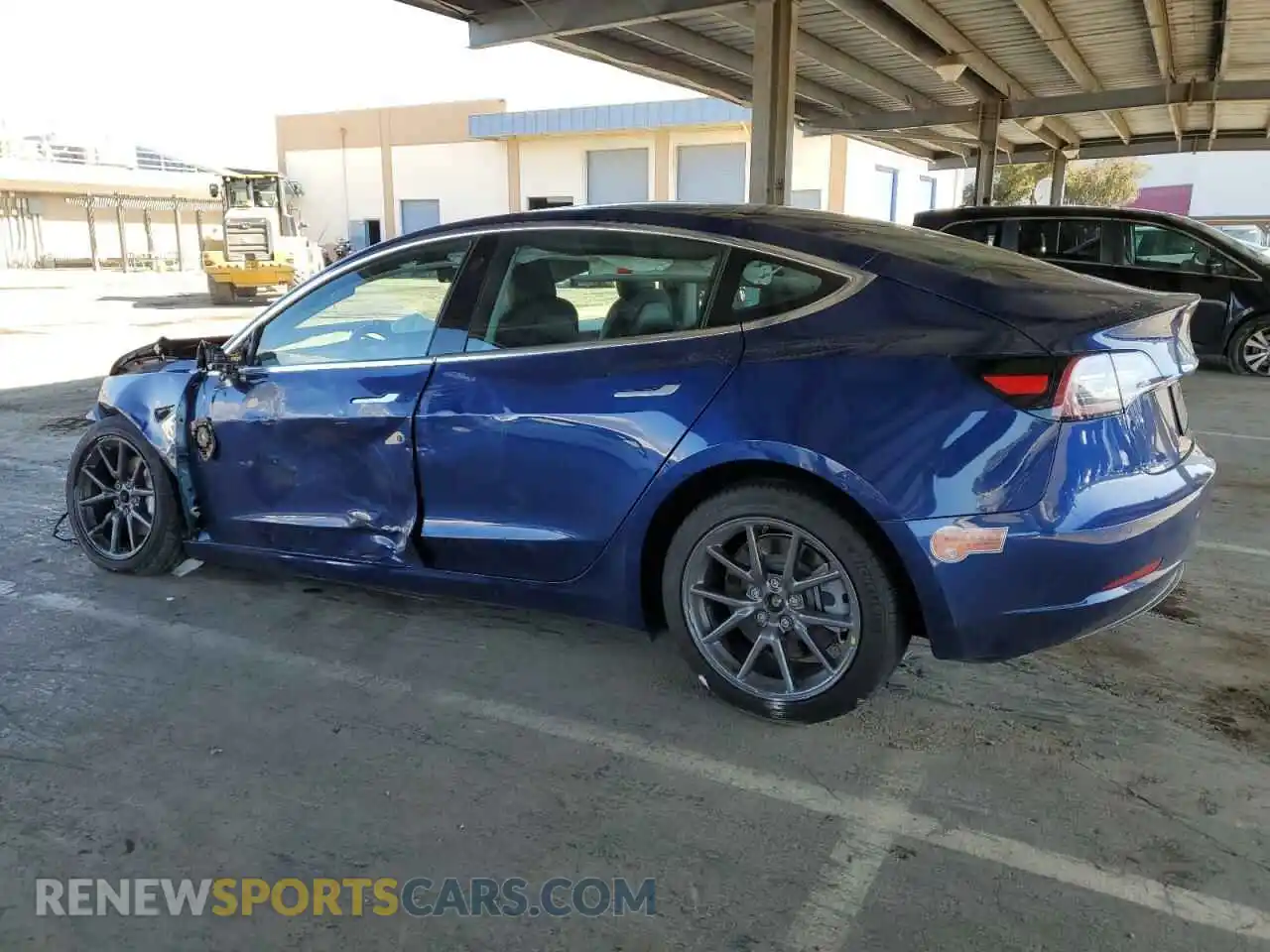 2 Photograph of a damaged car 5YJ3E1EA2LF476343 TESLA MODEL 3 2020