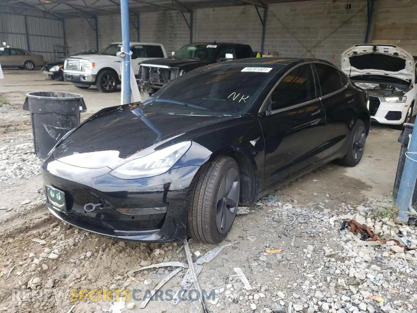 2 Фотография поврежденного автомобиля 5YJ3E1EA2LF643879 TESLA MODEL 3 2020