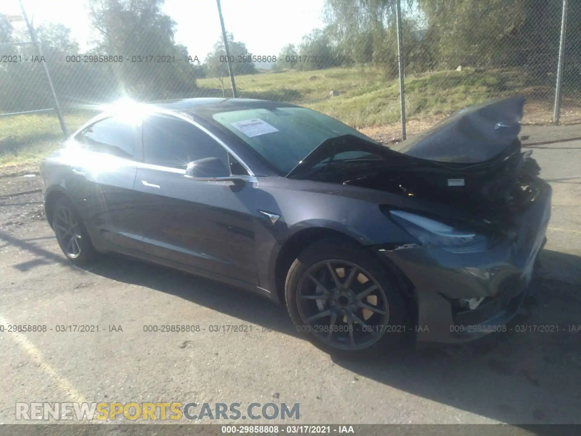 1 fotografías del automóvil dañado 5YJ3E1EA2LF644076 TESLA MODEL 3 2020