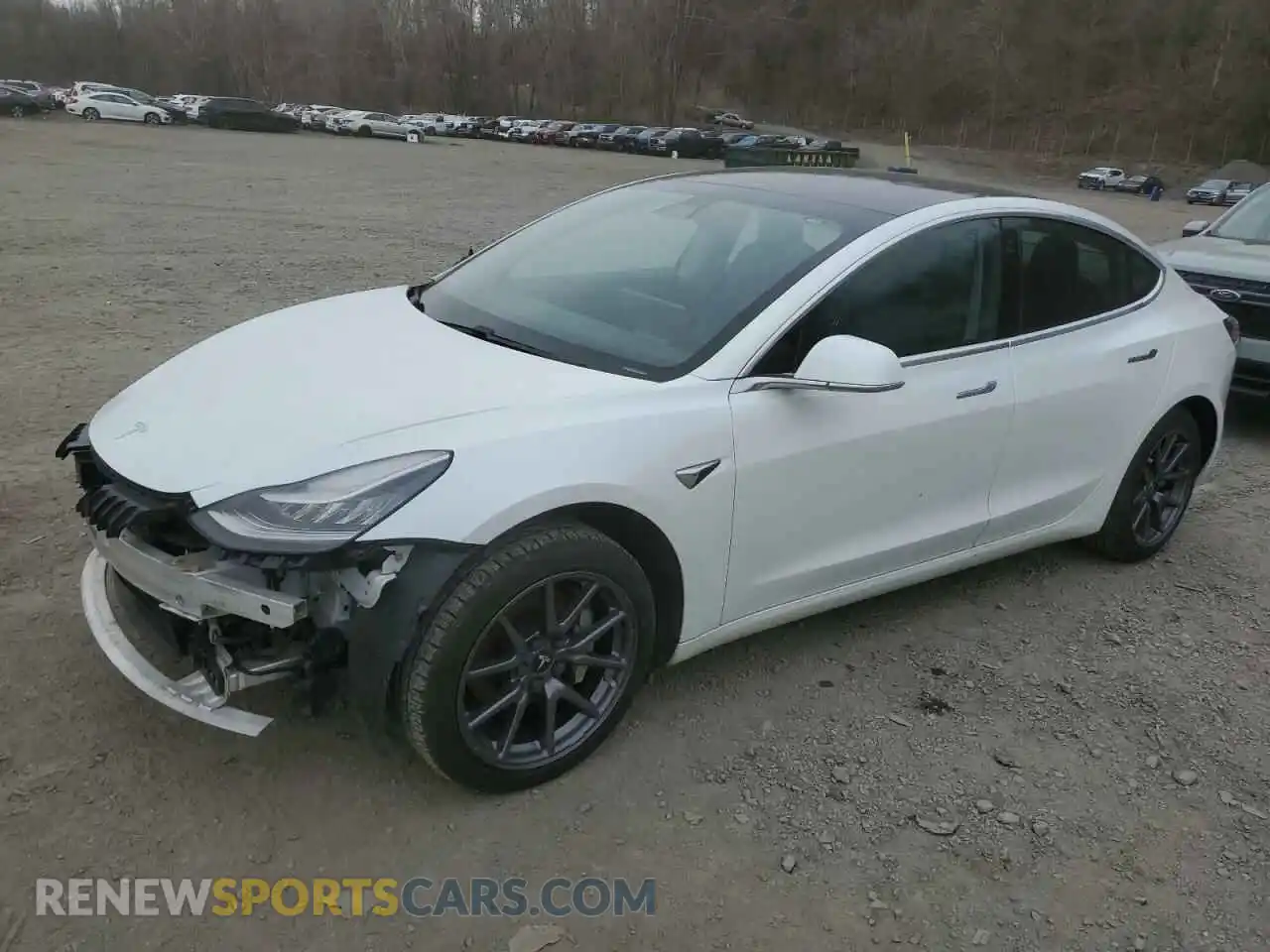 1 Photograph of a damaged car 5YJ3E1EA2LF645406 TESLA MODEL 3 2020