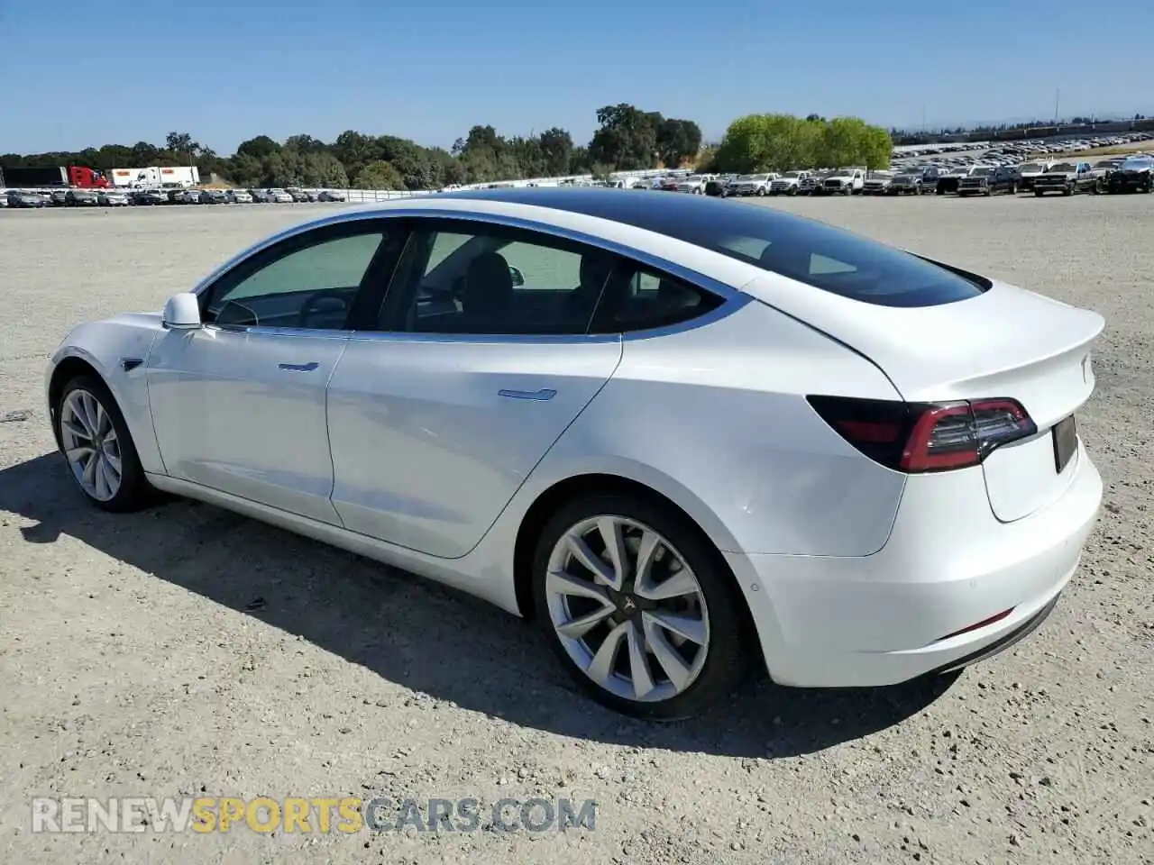 2 Photograph of a damaged car 5YJ3E1EA2LF709184 TESLA MODEL 3 2020