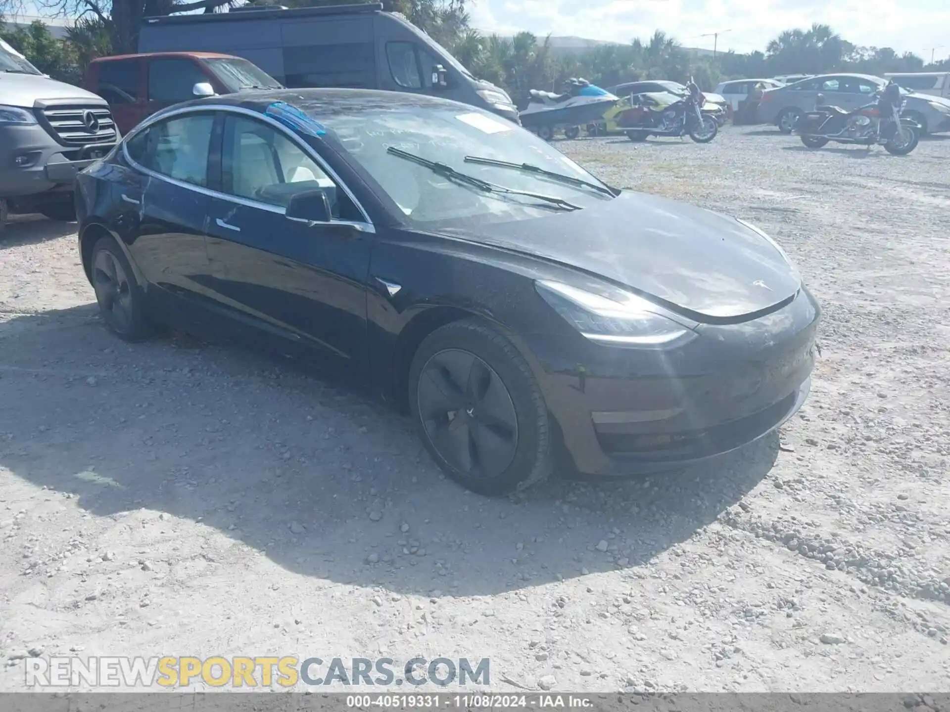 1 Photograph of a damaged car 5YJ3E1EA2LF793104 TESLA MODEL 3 2020