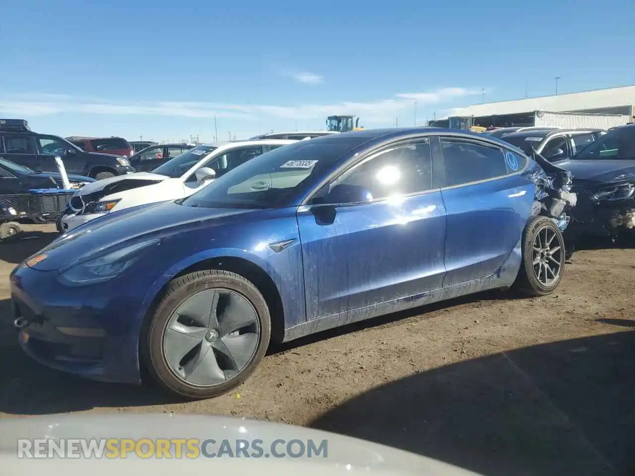 1 Photograph of a damaged car 5YJ3E1EA2LF796911 TESLA MODEL 3 2020