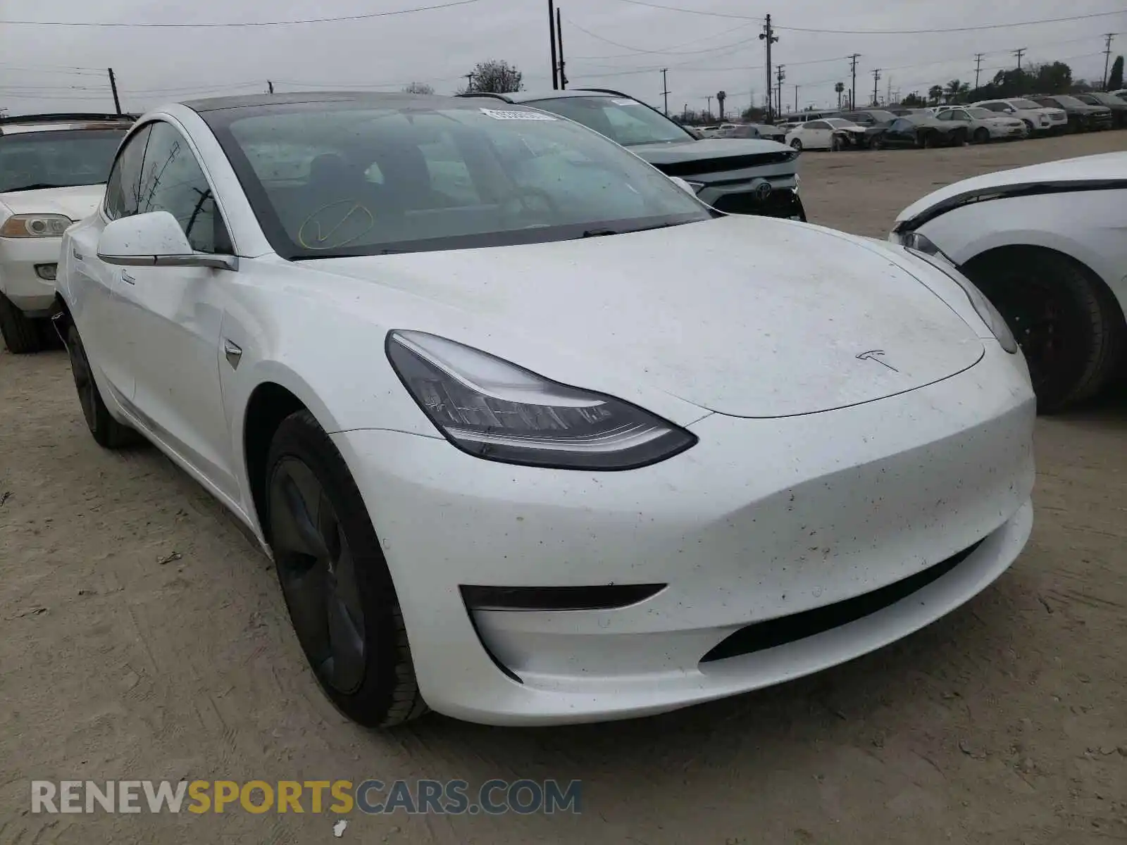 1 fotografías del automóvil dañado 5YJ3E1EA2LF805817 TESLA MODEL 3 2020