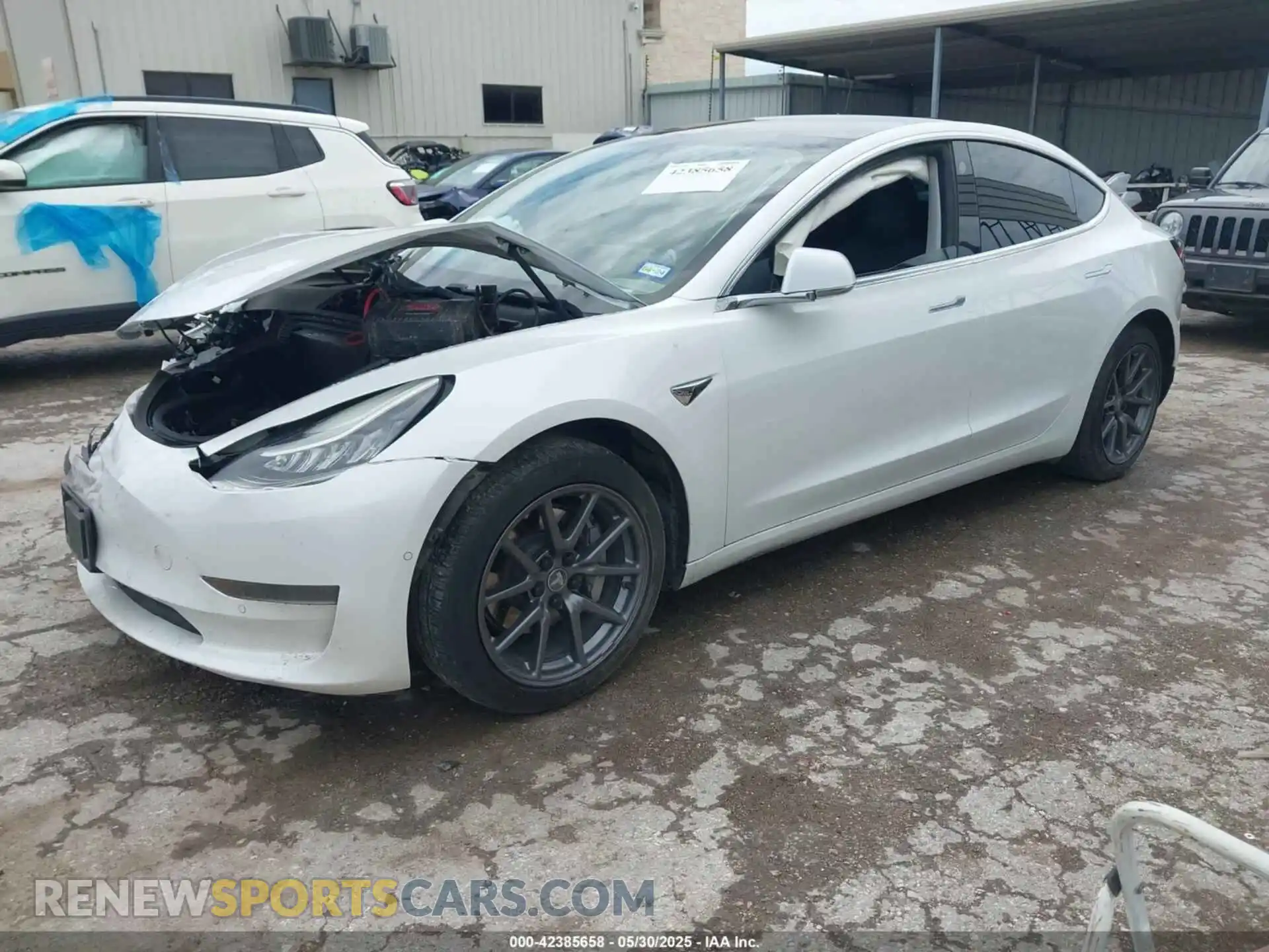 2 Photograph of a damaged car 5YJ3E1EA3LF504232 TESLA MODEL 3 2020