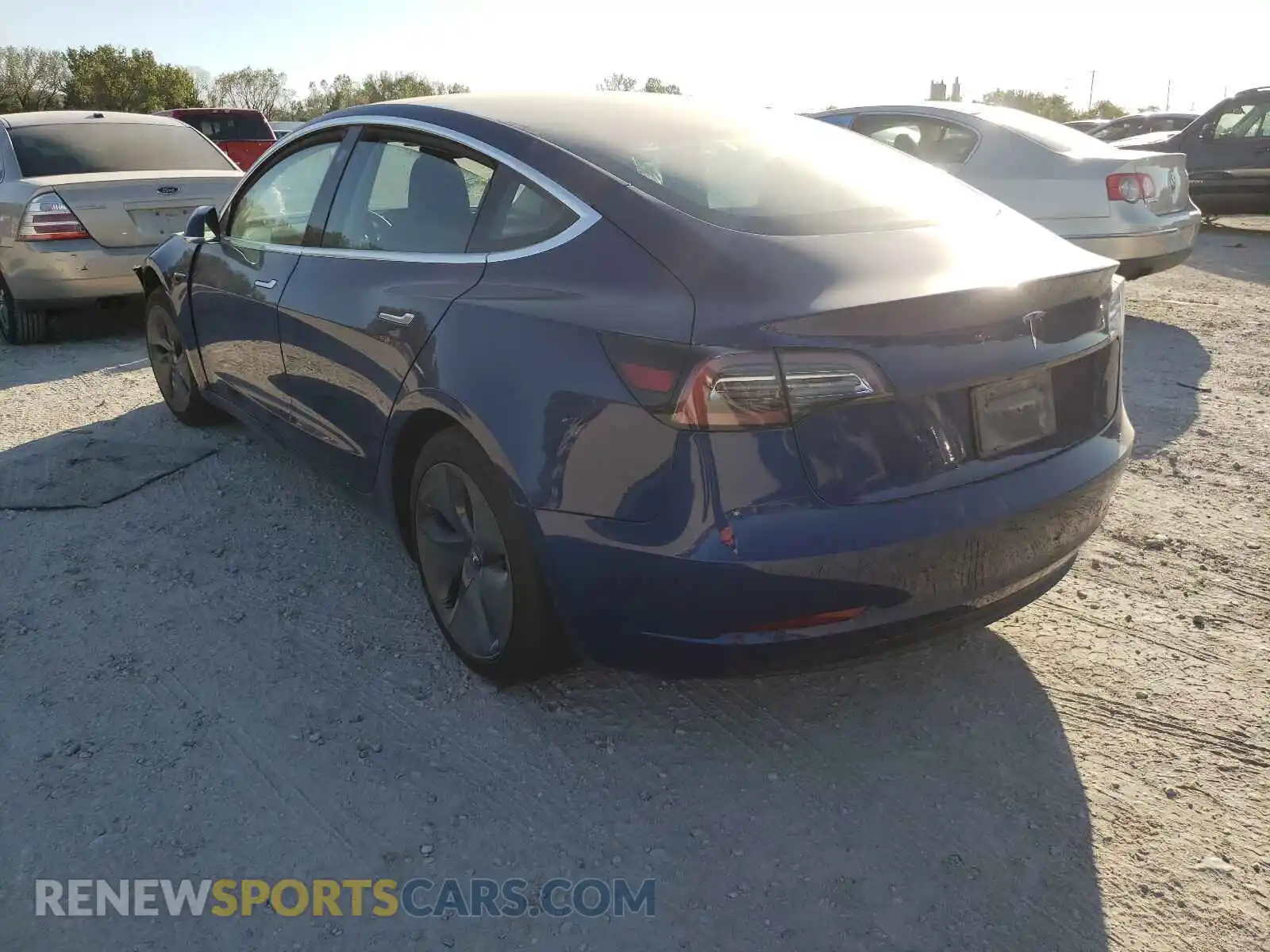 3 Photograph of a damaged car 5YJ3E1EA3LF590397 TESLA MODEL 3 2020