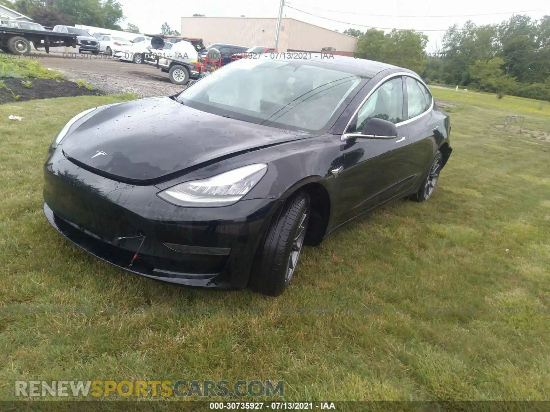 2 Photograph of a damaged car 5YJ3E1EA3LF609269 TESLA MODEL 3 2020