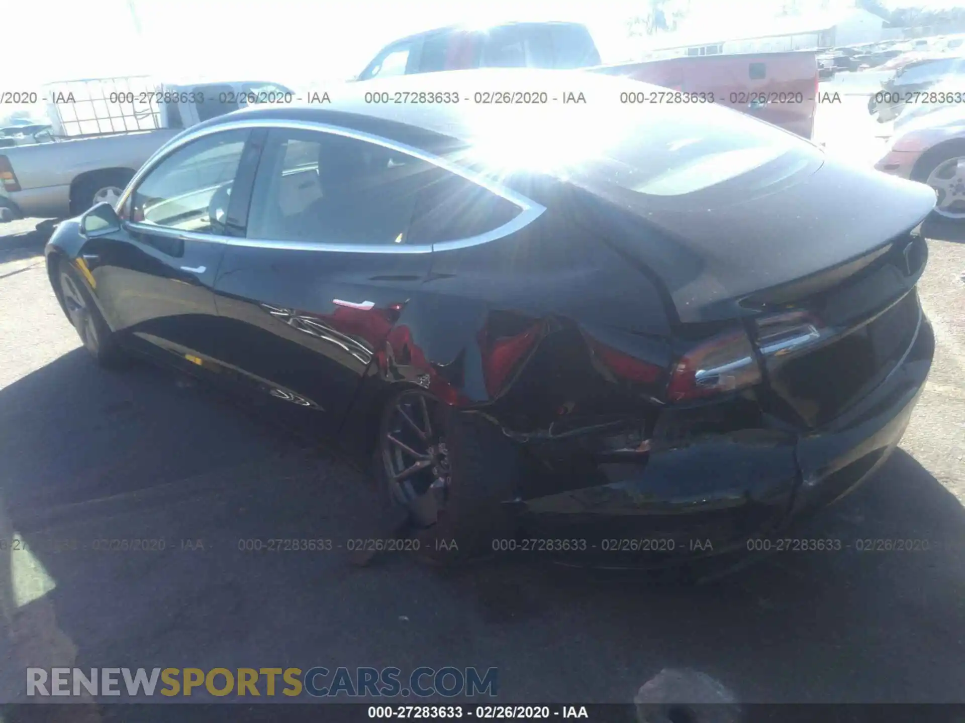 3 Photograph of a damaged car 5YJ3E1EA3LF611345 TESLA MODEL 3 2020