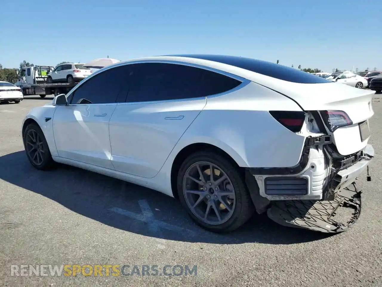 2 Photograph of a damaged car 5YJ3E1EA3LF615346 TESLA MODEL 3 2020