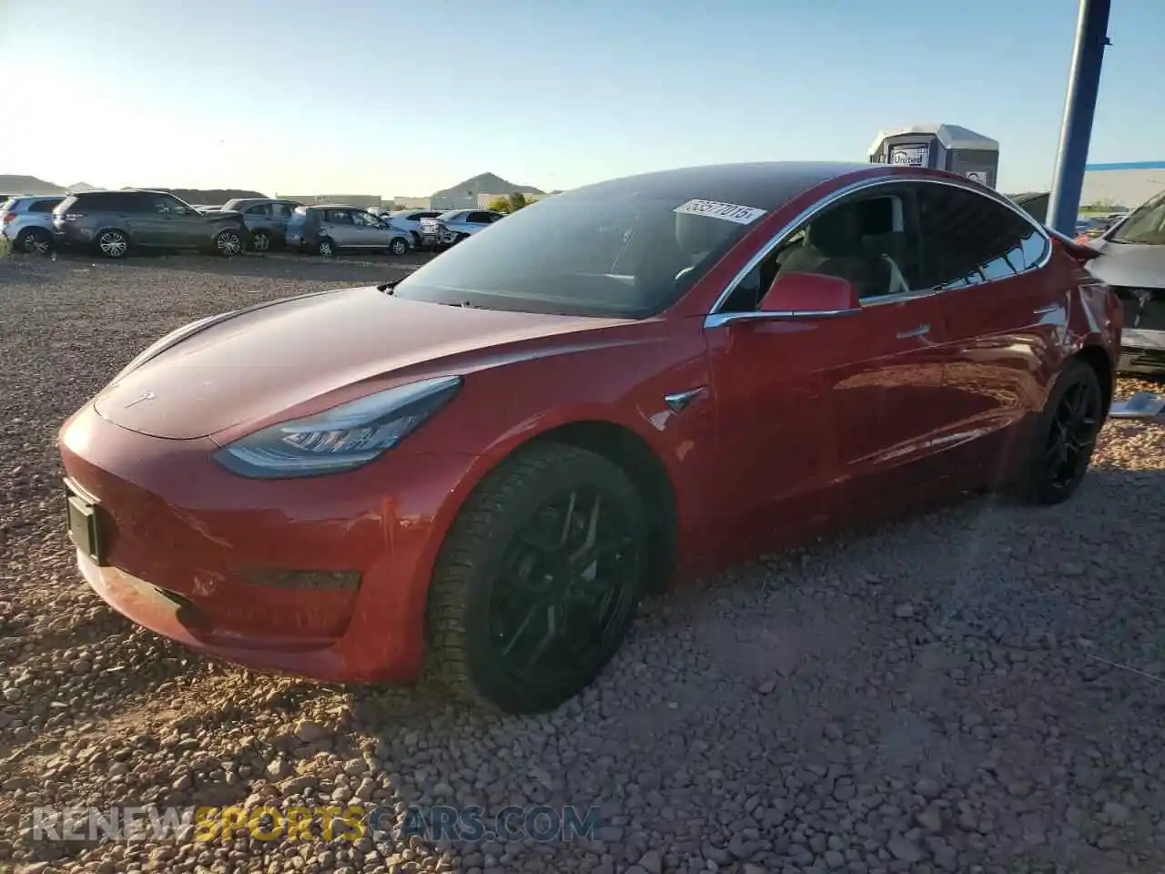 1 Photograph of a damaged car 5YJ3E1EA3LF630820 TESLA MODEL 3 2020