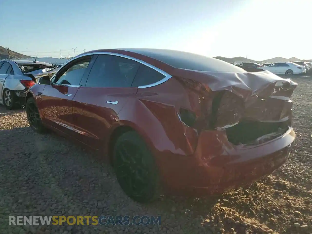 2 Photograph of a damaged car 5YJ3E1EA3LF630820 TESLA MODEL 3 2020