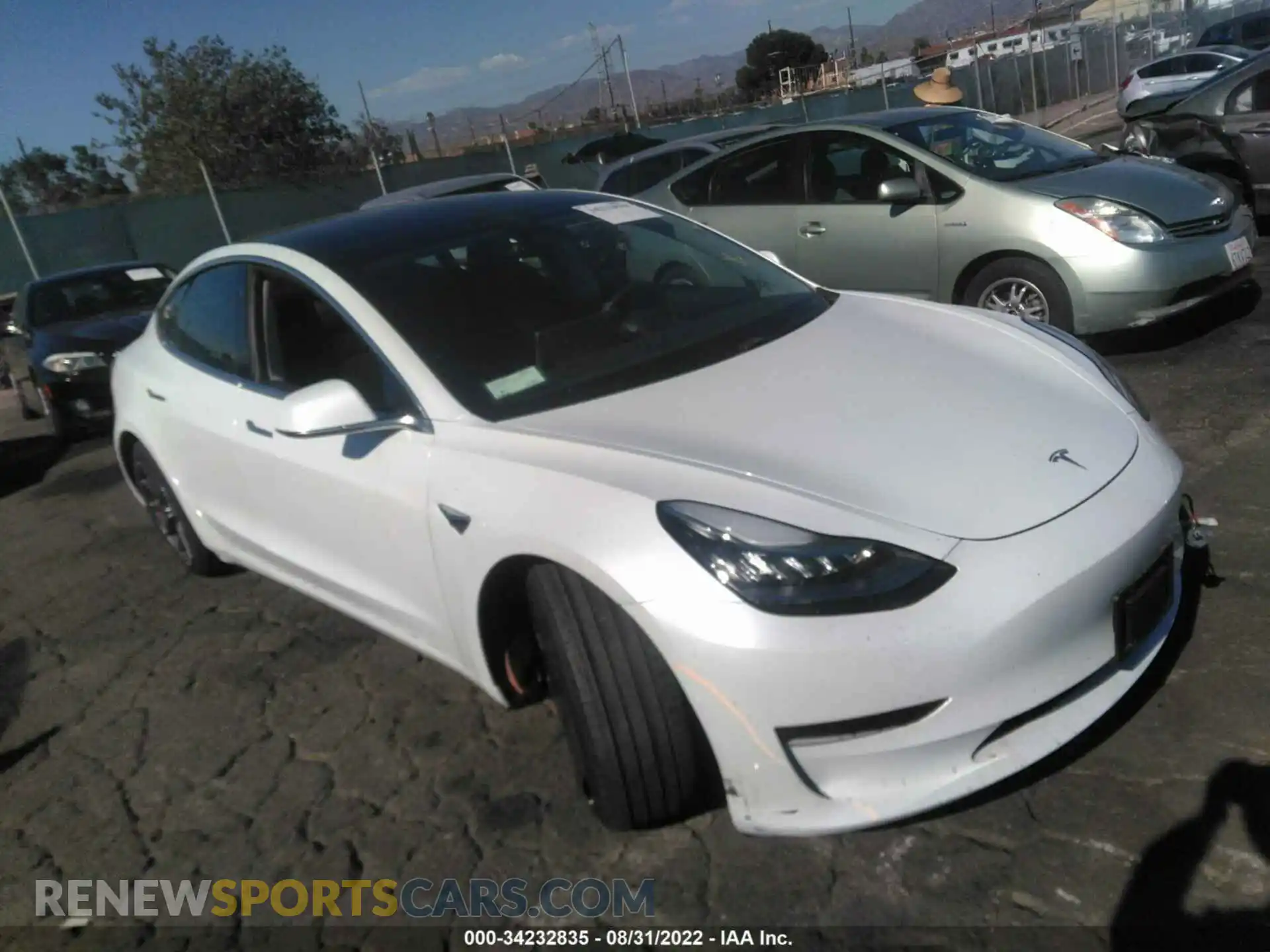 1 Фотография поврежденного автомобиля 5YJ3E1EA3LF634074 TESLA MODEL 3 2020