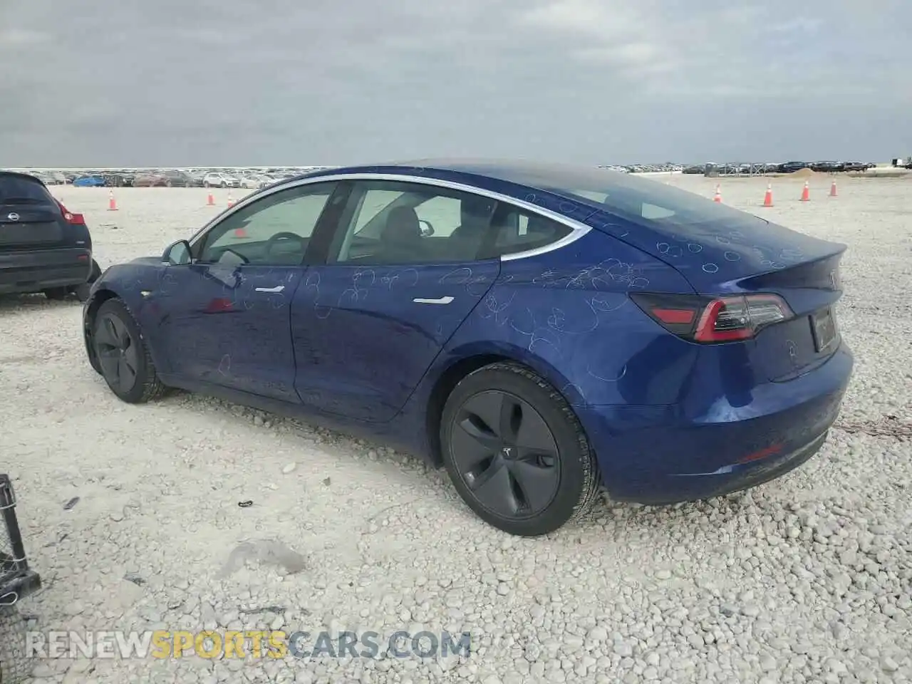 2 Photograph of a damaged car 5YJ3E1EA3LF658472 TESLA MODEL 3 2020