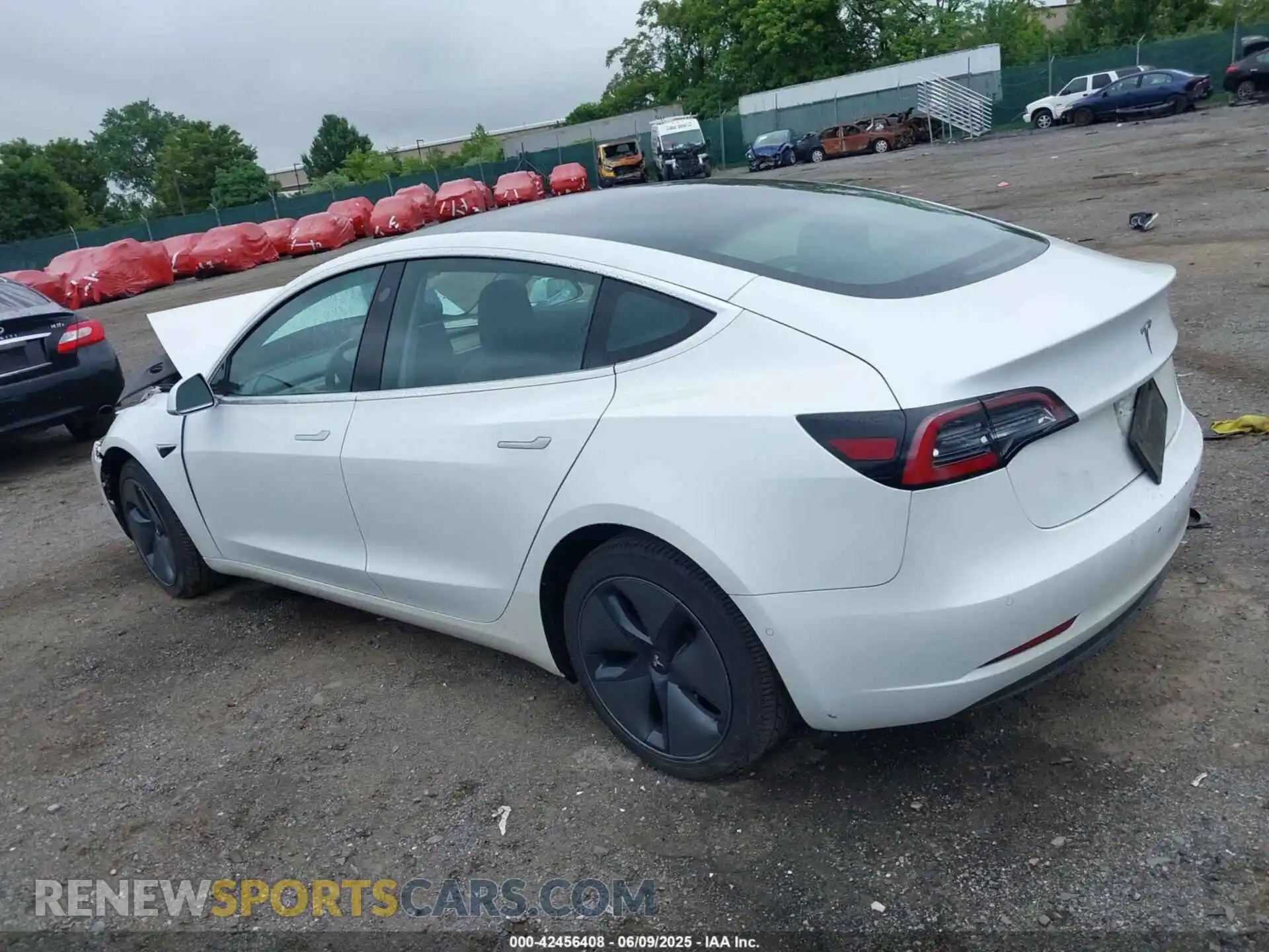 3 fotografías del automóvil dañado 5YJ3E1EA3LF659136 TESLA MODEL 3 2020