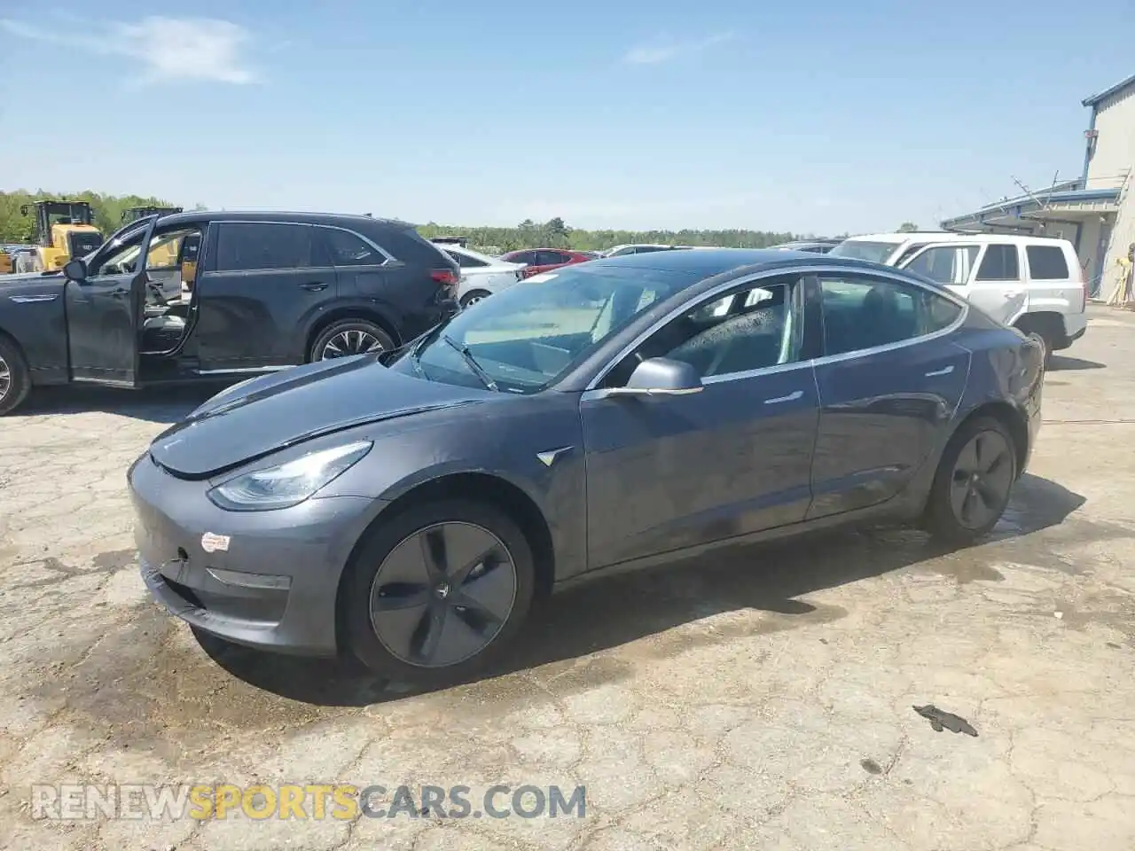 1 Photograph of a damaged car 5YJ3E1EA3LF705273 TESLA MODEL 3 2020