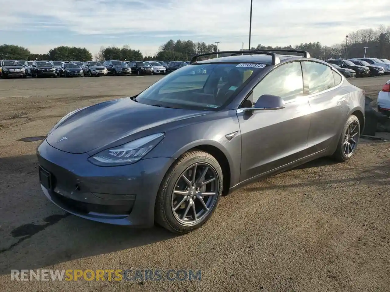 1 Photograph of a damaged car 5YJ3E1EA3LF739309 TESLA MODEL 3 2020