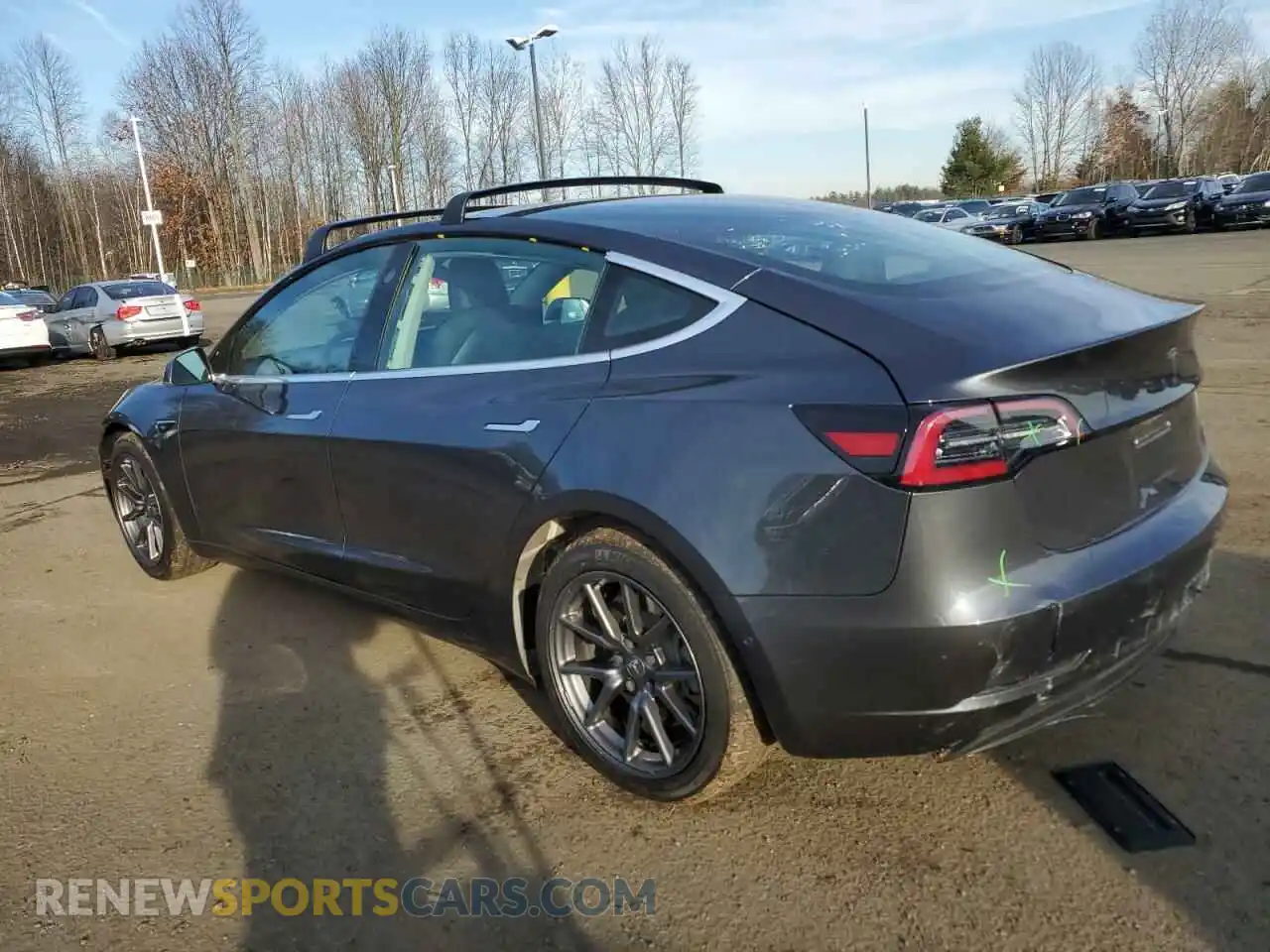 2 Photograph of a damaged car 5YJ3E1EA3LF739309 TESLA MODEL 3 2020