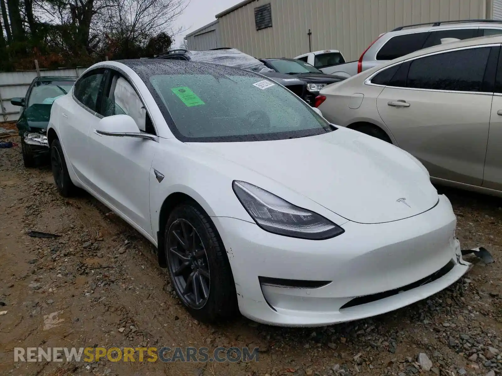1 Photograph of a damaged car 5YJ3E1EA3LF740539 TESLA MODEL 3 2020