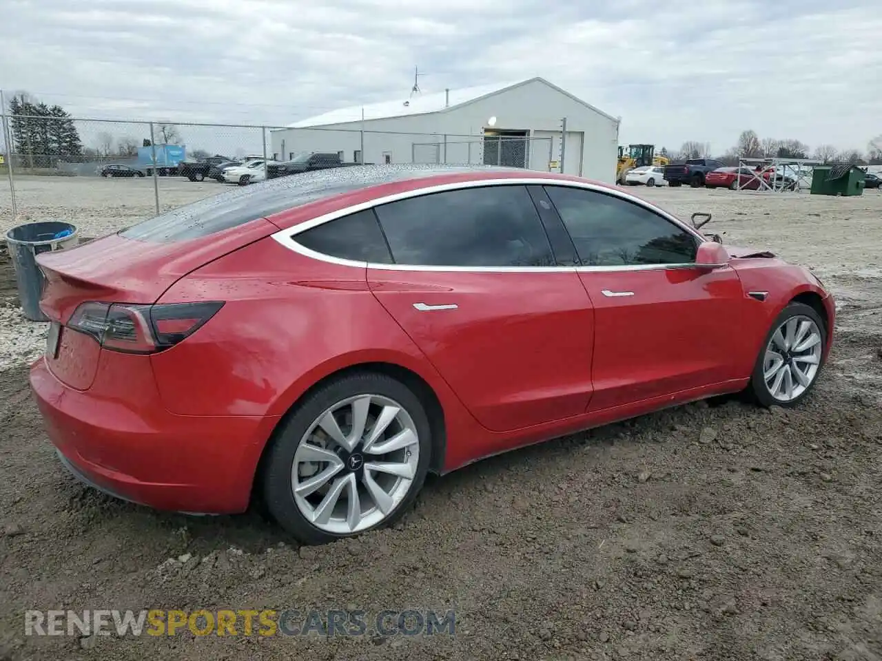 3 Photograph of a damaged car 5YJ3E1EA3LF785612 TESLA MODEL 3 2020