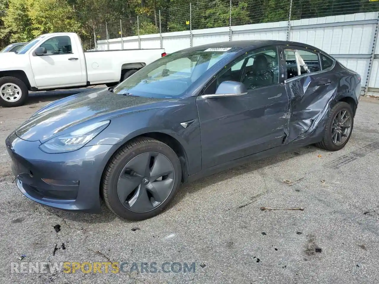 1 Photograph of a damaged car 5YJ3E1EA3LF792222 TESLA MODEL 3 2020