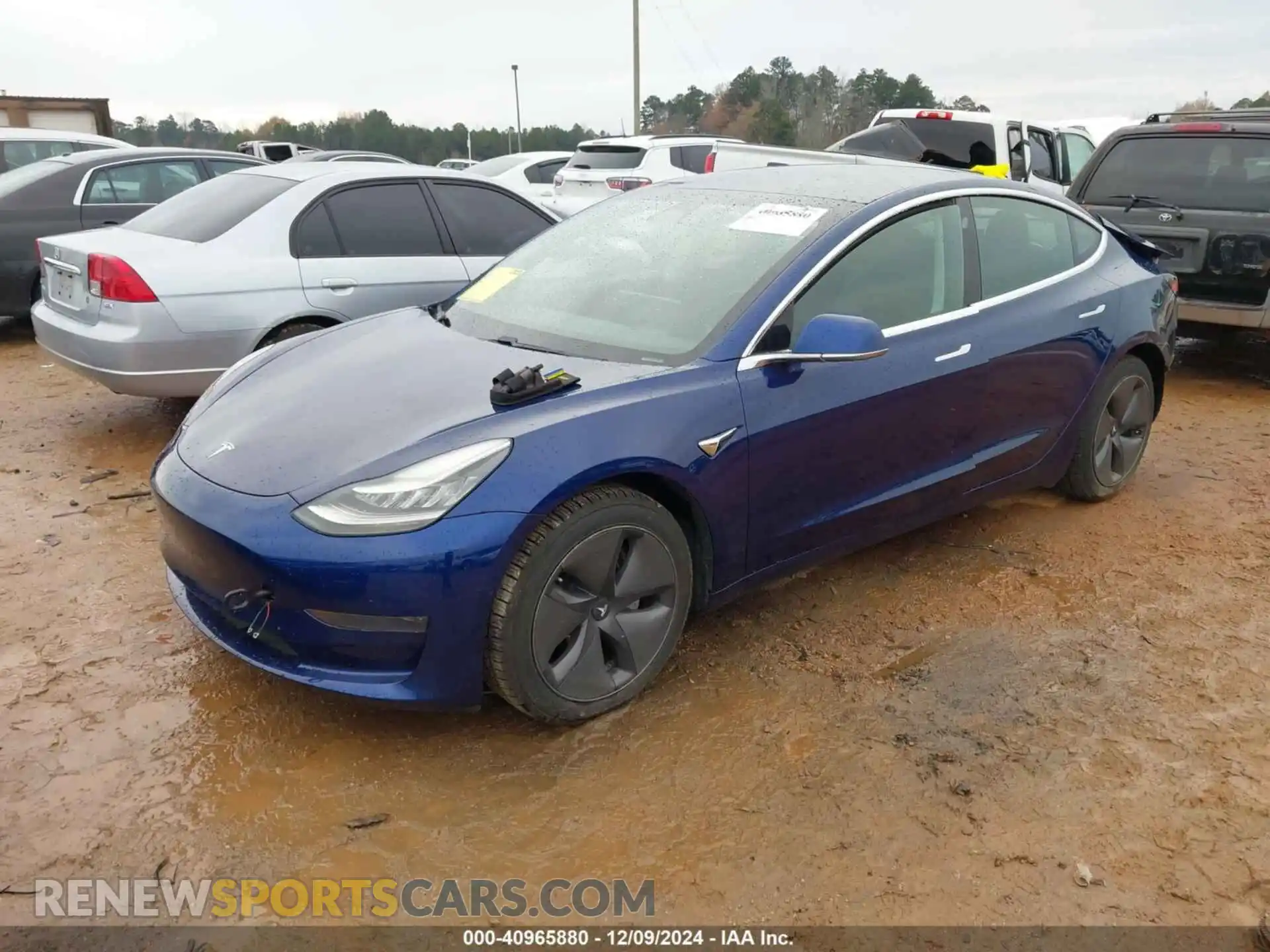 2 Photograph of a damaged car 5YJ3E1EA3LF796898 TESLA MODEL 3 2020