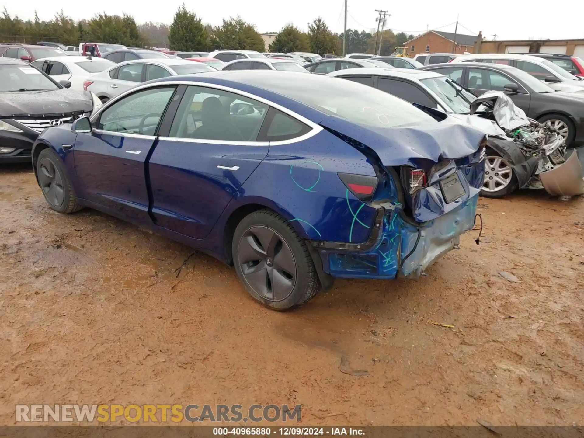 3 Photograph of a damaged car 5YJ3E1EA3LF796898 TESLA MODEL 3 2020