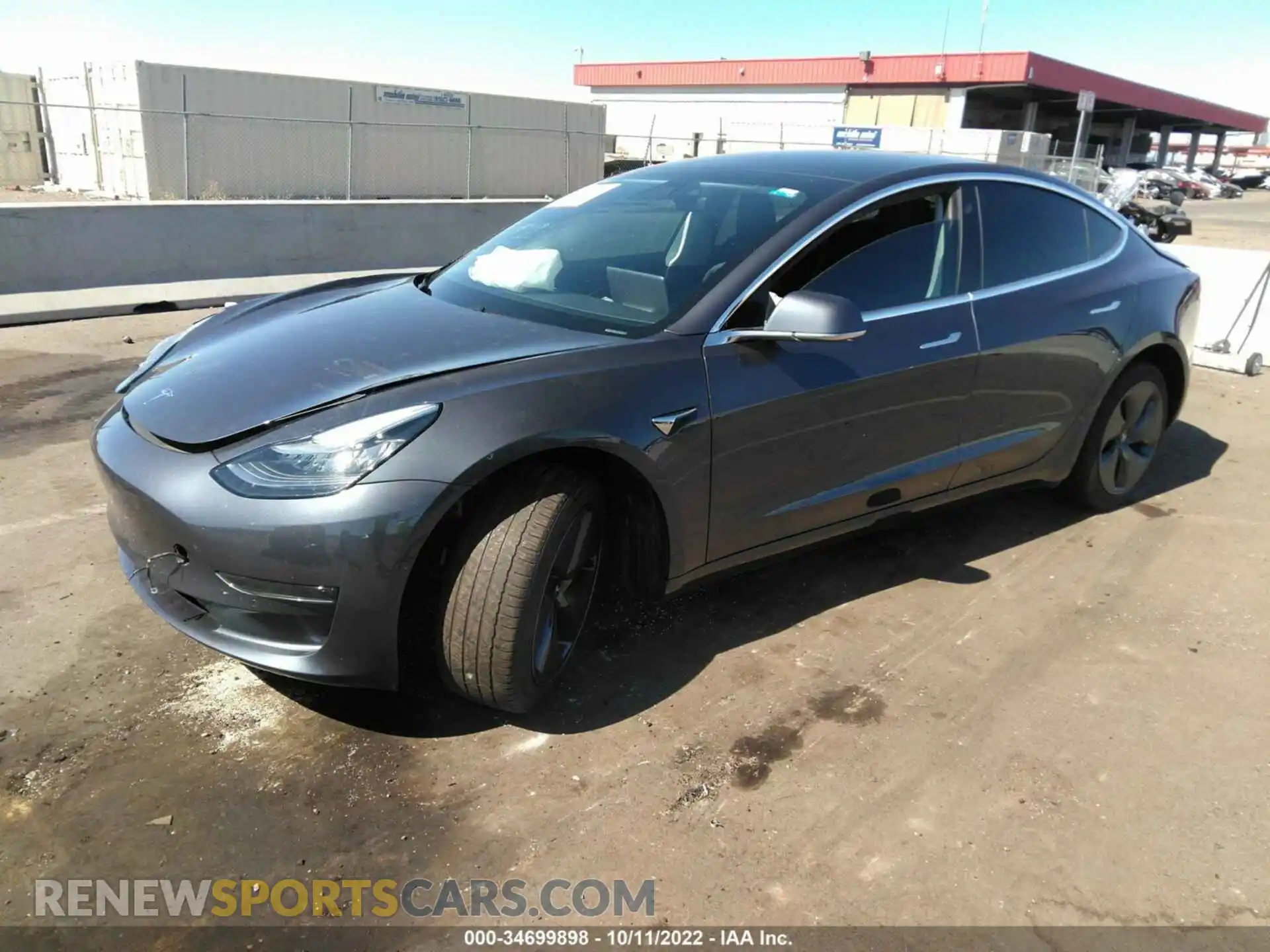 2 Photograph of a damaged car 5YJ3E1EA3LF799137 TESLA MODEL 3 2020