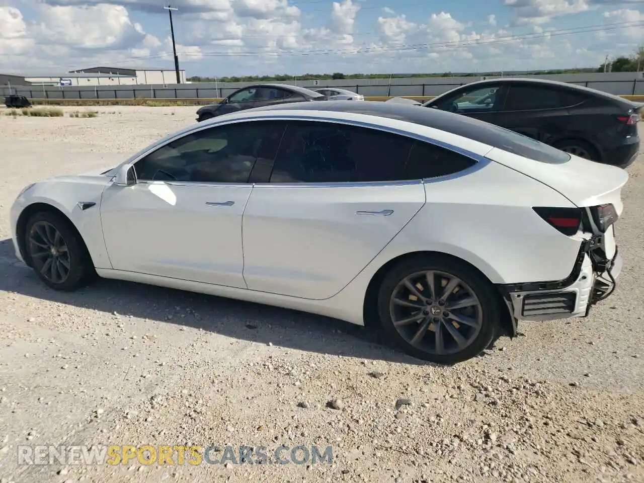 2 Photograph of a damaged car 5YJ3E1EA3LF804966 TESLA MODEL 3 2020