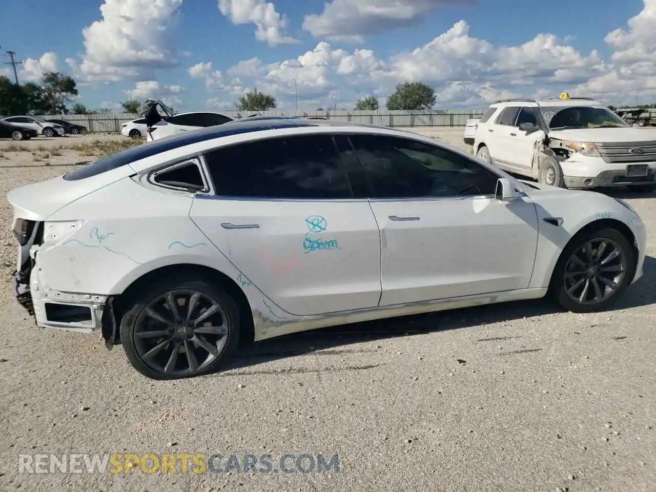 3 Photograph of a damaged car 5YJ3E1EA3LF804966 TESLA MODEL 3 2020