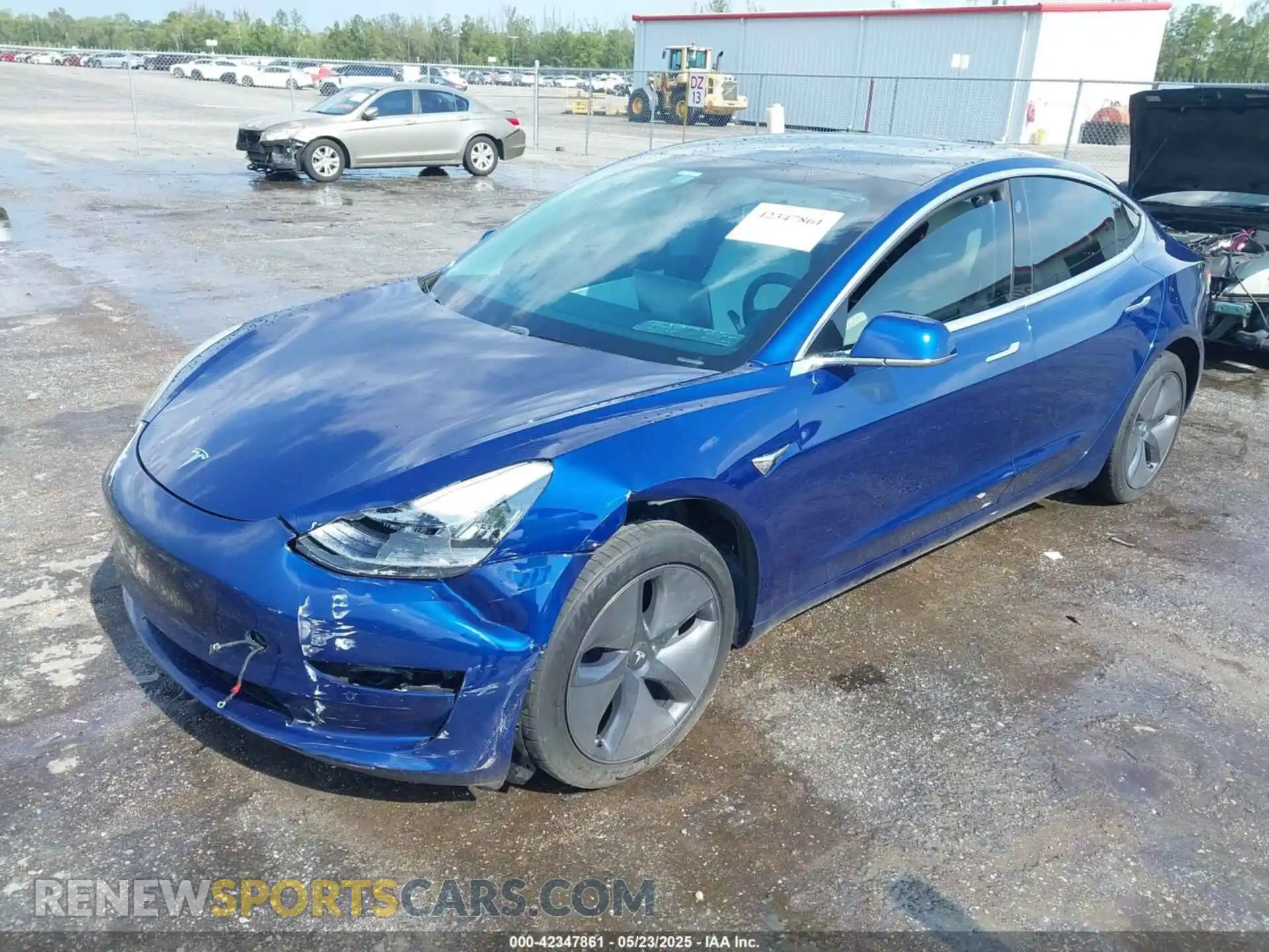 2 Photograph of a damaged car 5YJ3E1EA4LF591056 TESLA MODEL 3 2020
