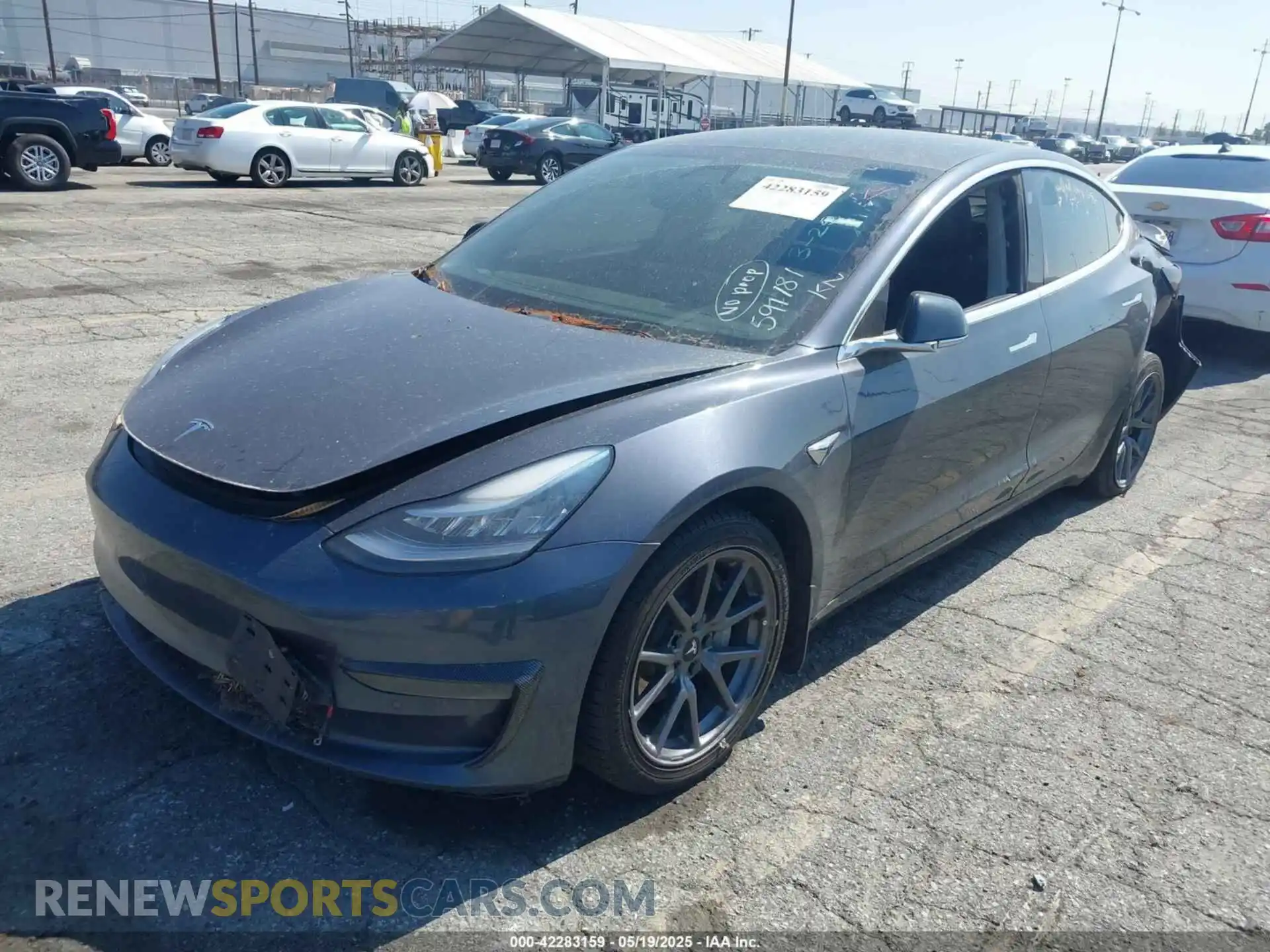 2 Фотография поврежденного автомобиля 5YJ3E1EA4LF597181 TESLA MODEL 3 2020