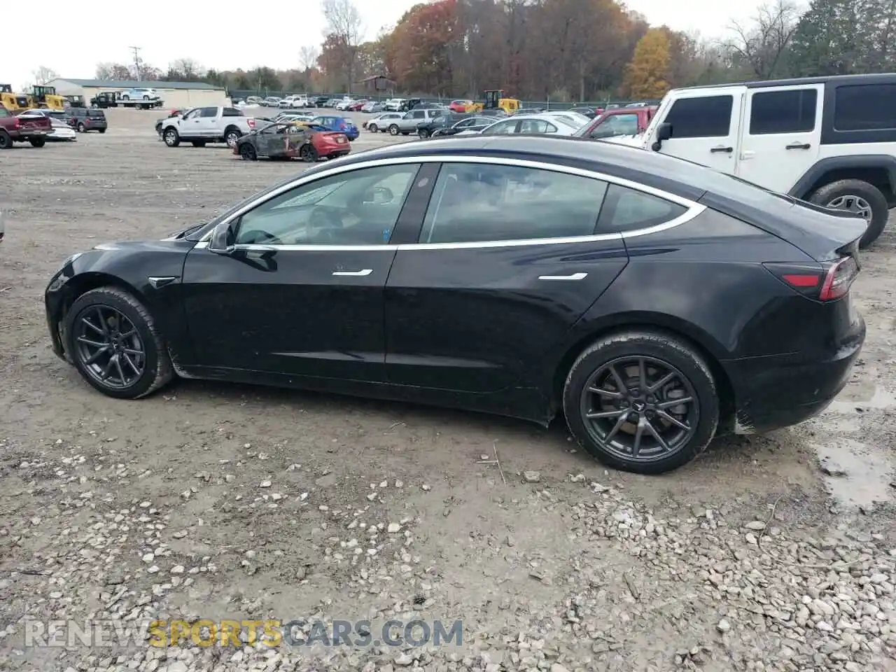2 Photograph of a damaged car 5YJ3E1EA4LF606476 TESLA MODEL 3 2020