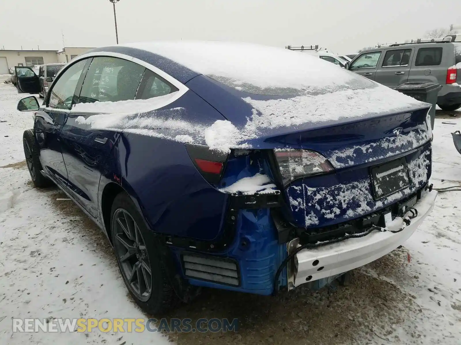 3 Photograph of a damaged car 5YJ3E1EA4LF706013 TESLA MODEL 3 2020