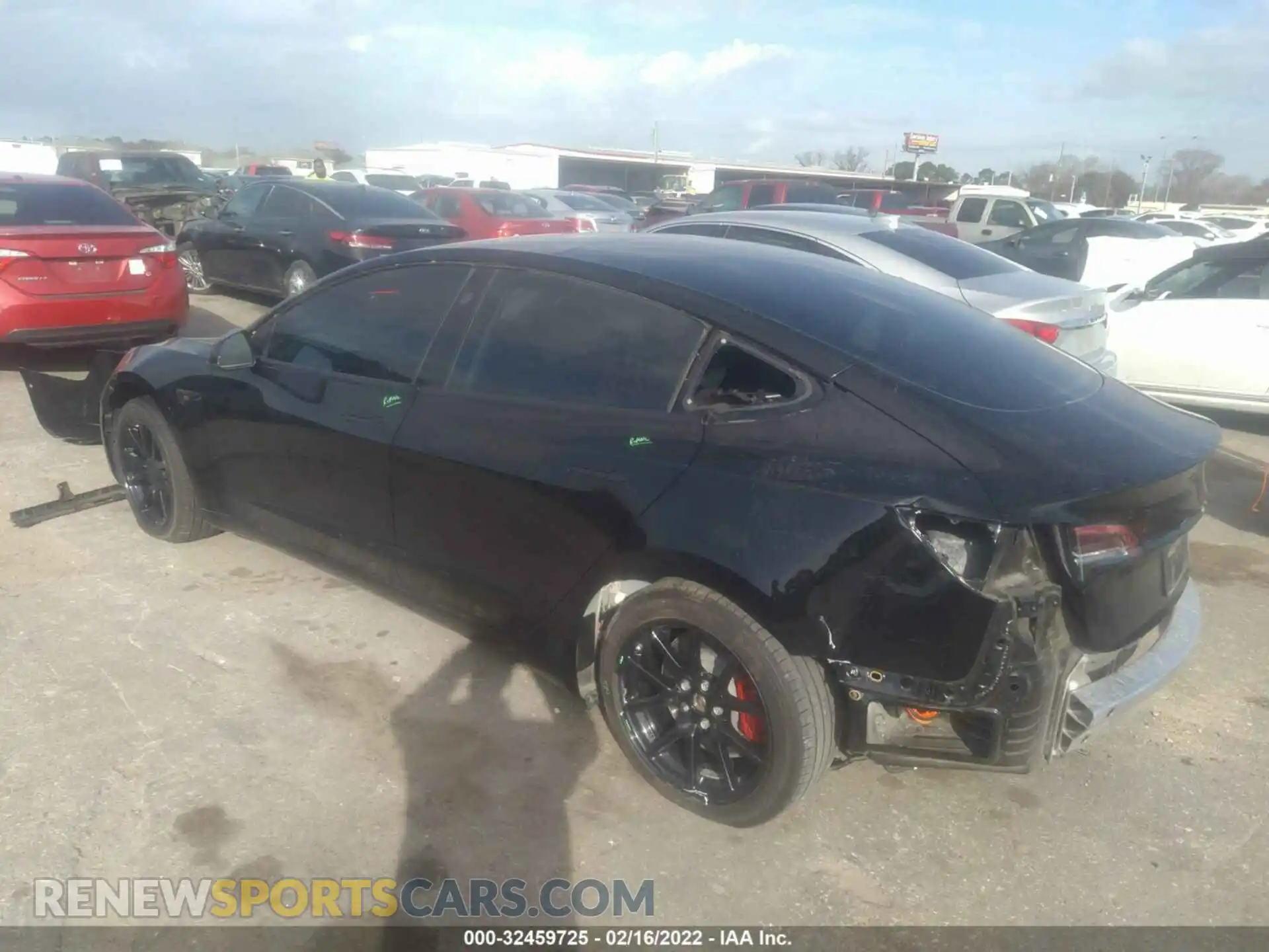 3 Photograph of a damaged car 5YJ3E1EA4LF736600 TESLA MODEL 3 2020