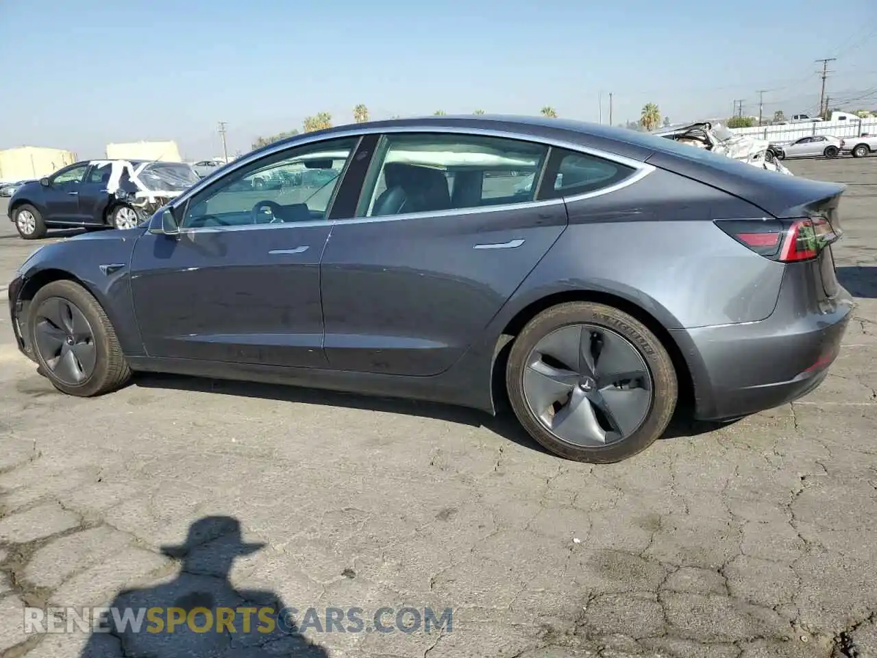 2 Photograph of a damaged car 5YJ3E1EA4LF743434 TESLA MODEL 3 2020