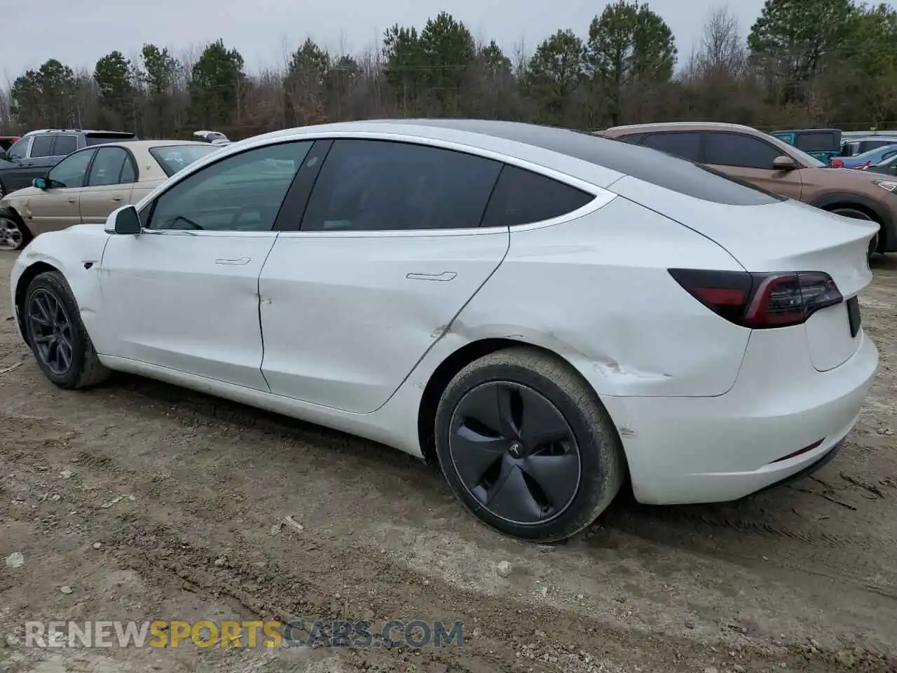 2 Photograph of a damaged car 5YJ3E1EA4LF805236 TESLA MODEL 3 2020