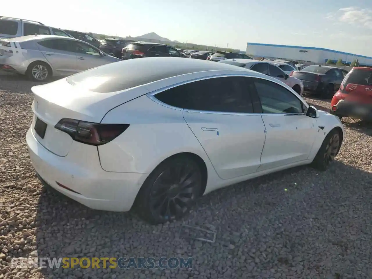 3 Photograph of a damaged car 5YJ3E1EA4LF806614 TESLA MODEL 3 2020