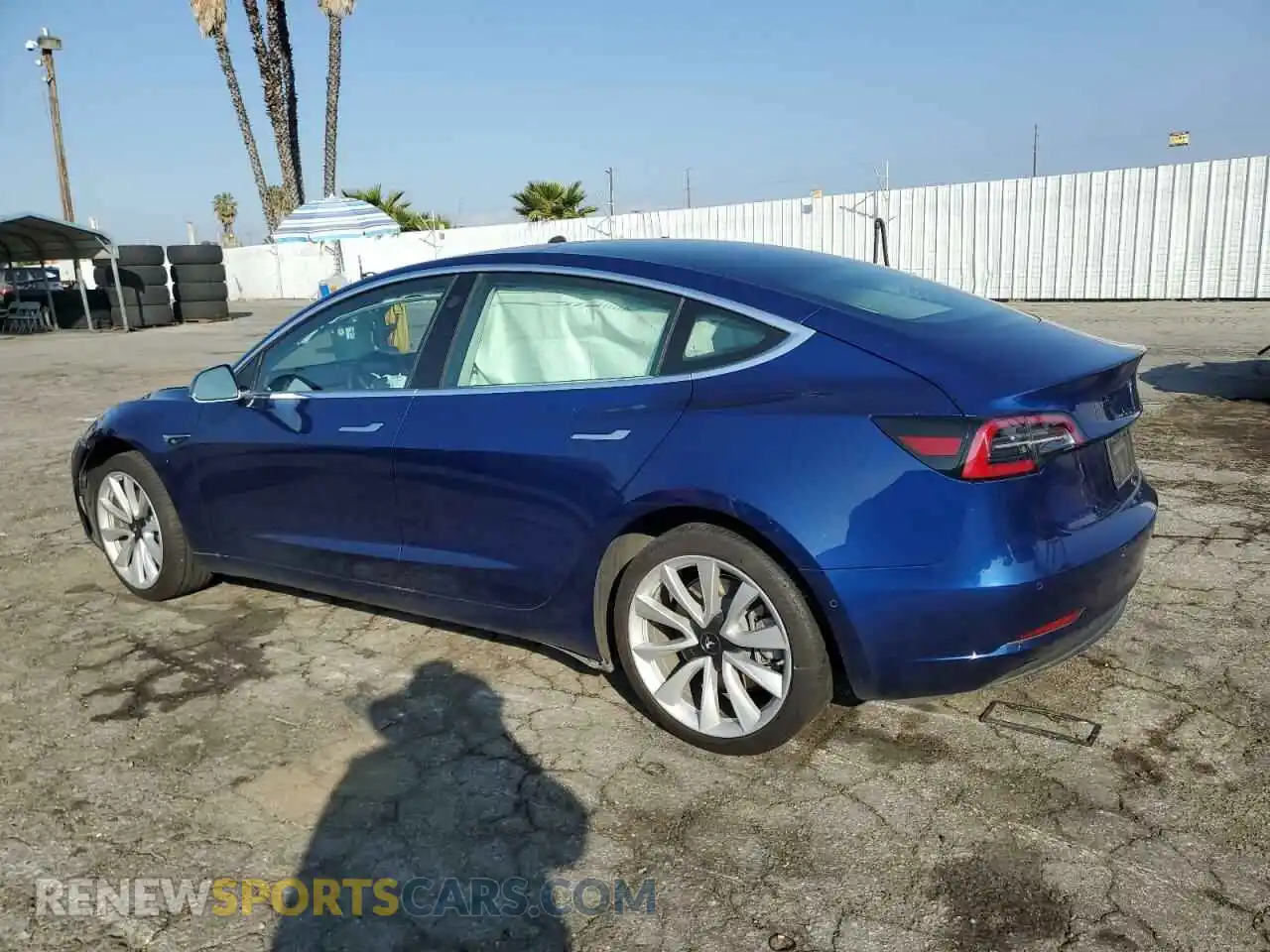 2 Photograph of a damaged car 5YJ3E1EA5LF634013 TESLA MODEL 3 2020