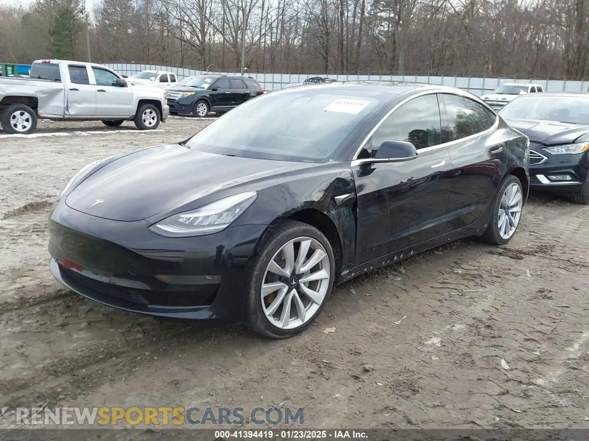 2 Photograph of a damaged car 5YJ3E1EA5LF660840 TESLA MODEL 3 2020
