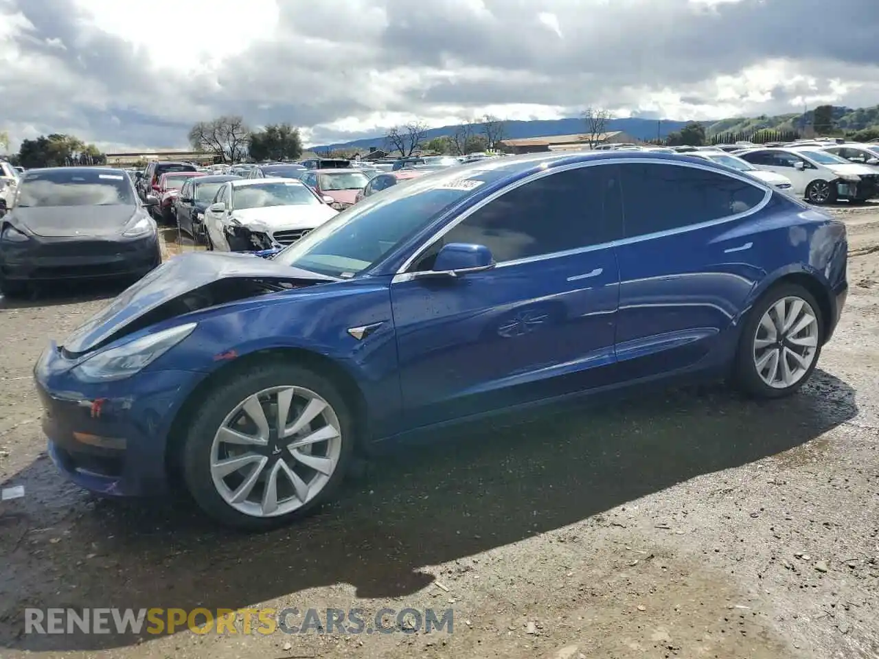 1 Photograph of a damaged car 5YJ3E1EA5LF661406 TESLA MODEL 3 2020
